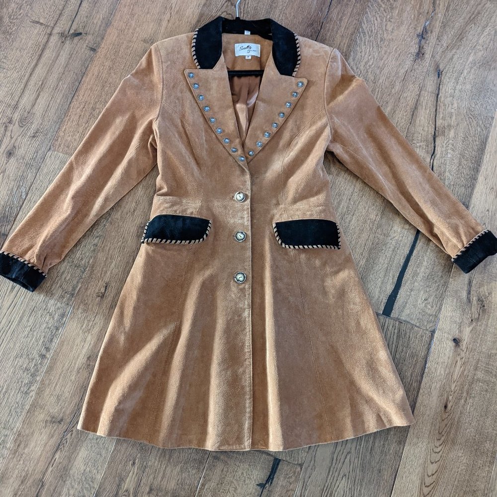 Leather coat